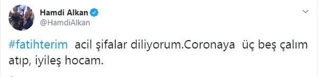Ünlülerden Fatih Terim'e duygusal mesajlar 9