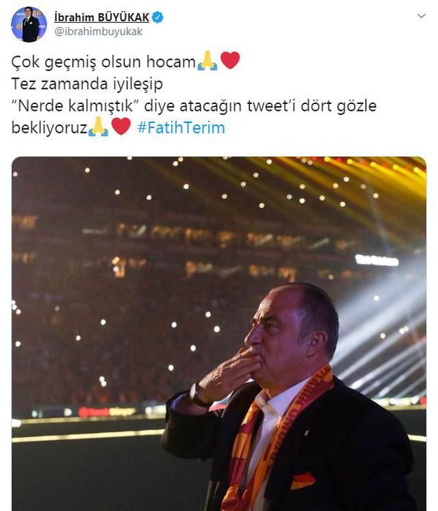 Ünlülerden Fatih Terim'e duygusal mesajlar 10