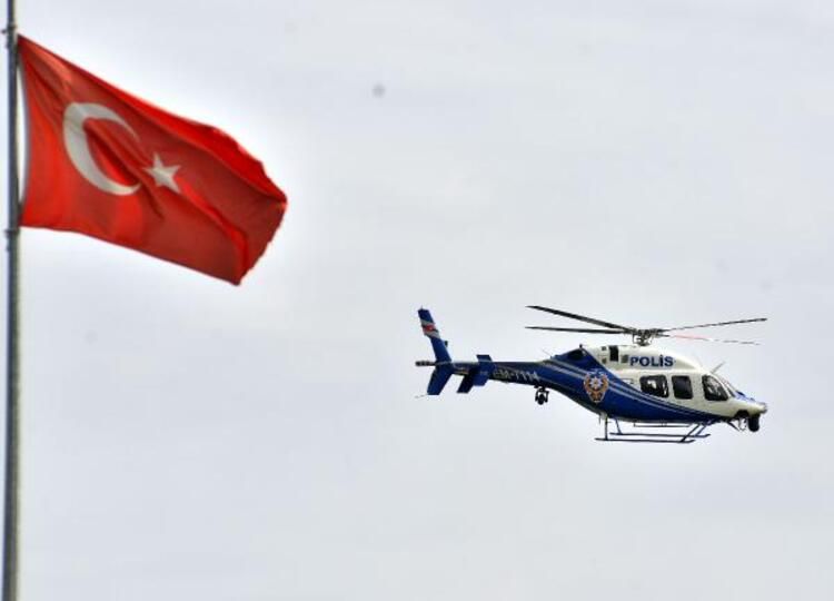 Polis ekipleri havada, karada suda nöbette! Evde kal Türkiye... 9