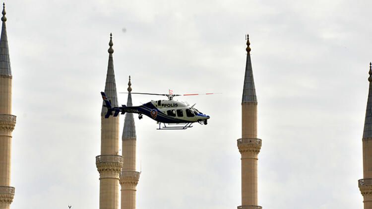 Polis ekipleri havada, karada suda nöbette! Evde kal Türkiye... 1