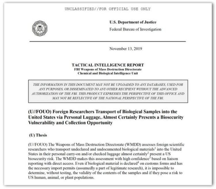 Dünya bunu konuşuyor! FBI'ın gizli belgeleri ortaya çıktı: Çin virüsü... 7