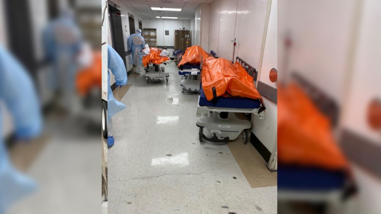 ABD'de morglar doldu... Koridorlarda ceset torbaları bekletiliyor! (Corona, Kovid-19, Koronavirüs) 9