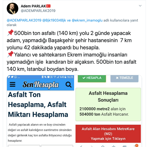 İmamoğlu "2 günde 500 bin ton asfalt döktük" dedi! Sosyal medyadan tepki yağdı... 7