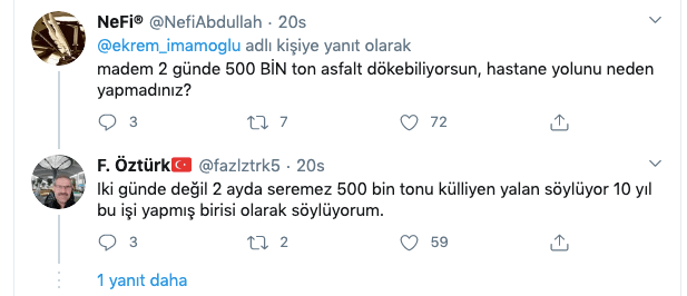 İmamoğlu "2 günde 500 bin ton asfalt döktük" dedi! Sosyal medyadan tepki yağdı... 13