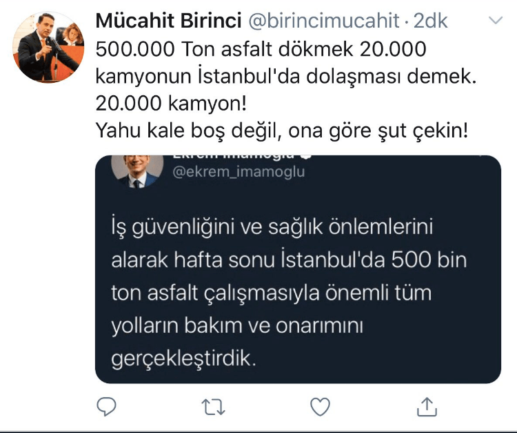 İmamoğlu "2 günde 500 bin ton asfalt döktük" dedi! Sosyal medyadan tepki yağdı... 9