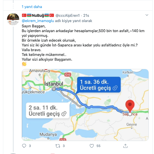 İmamoğlu "2 günde 500 bin ton asfalt döktük" dedi! Sosyal medyadan tepki yağdı... 8