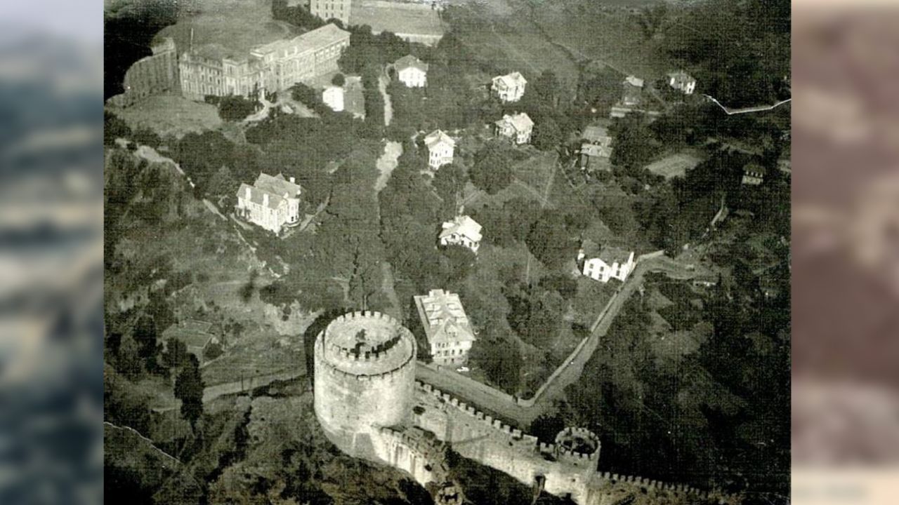 Bir Alman zeplininden 1918'de çekilen kuş bakışı İstanbul fotoğrafları 11