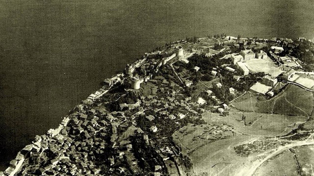 Bir Alman zeplininden 1918'de çekilen kuş bakışı İstanbul fotoğrafları 12