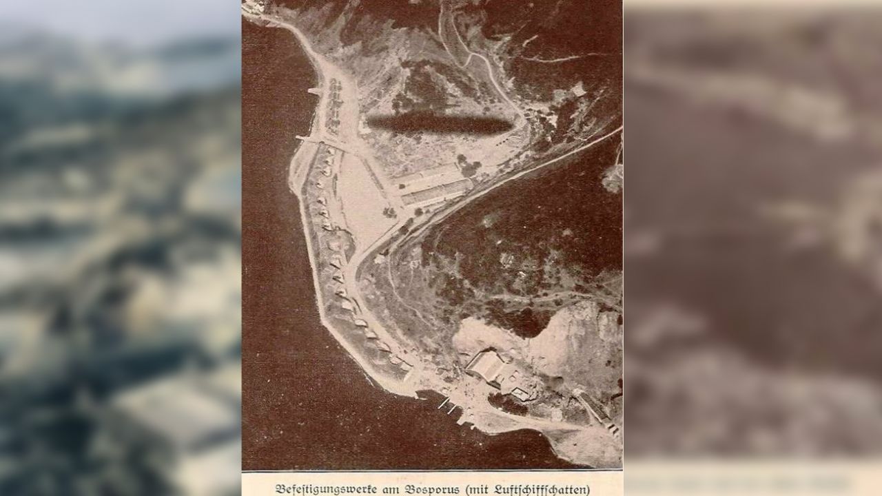Bir Alman zeplininden 1918'de çekilen kuş bakışı İstanbul fotoğrafları 13