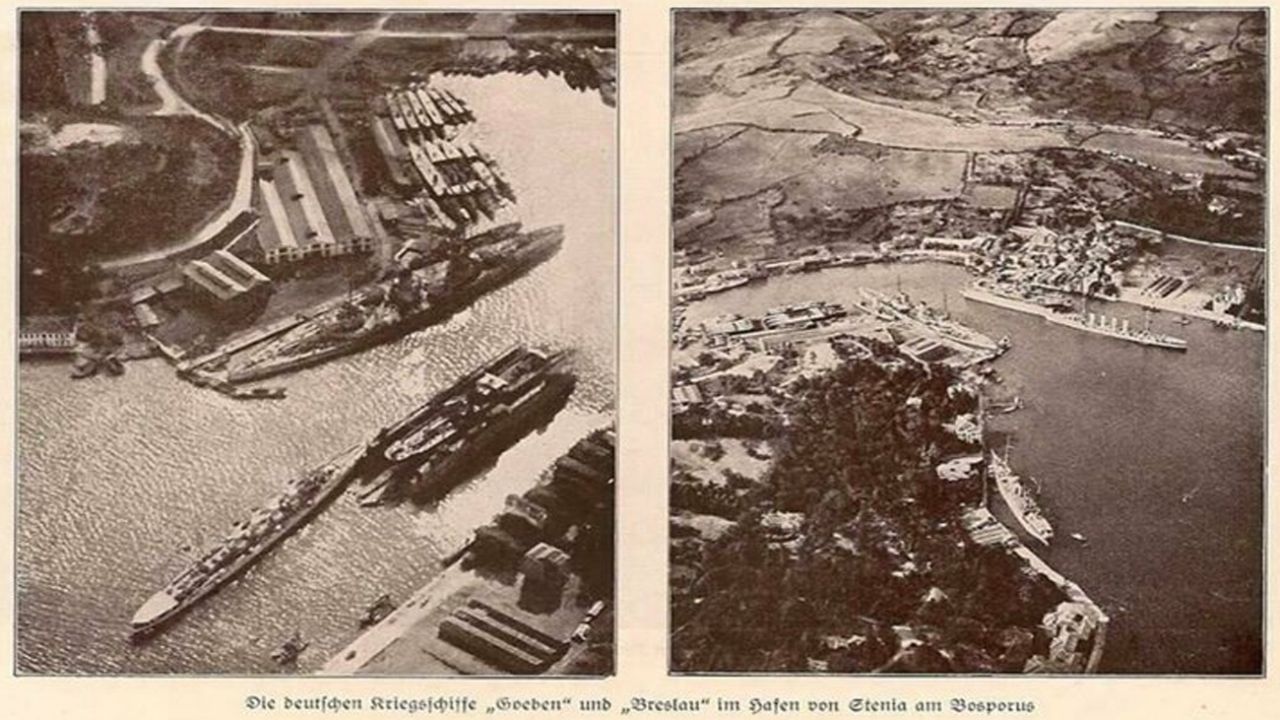 Bir Alman zeplininden 1918'de çekilen kuş bakışı İstanbul fotoğrafları 14