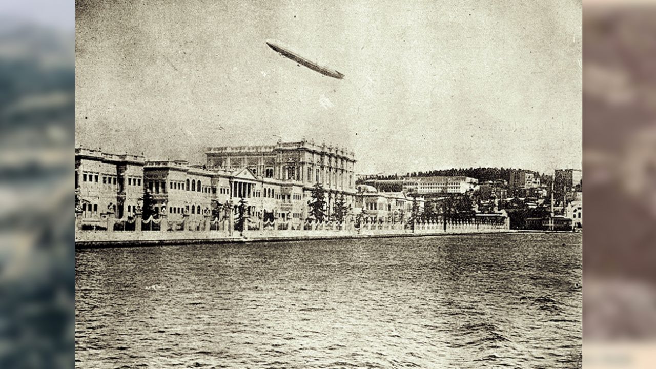 Bir Alman zeplininden 1918'de çekilen kuş bakışı İstanbul fotoğrafları 17