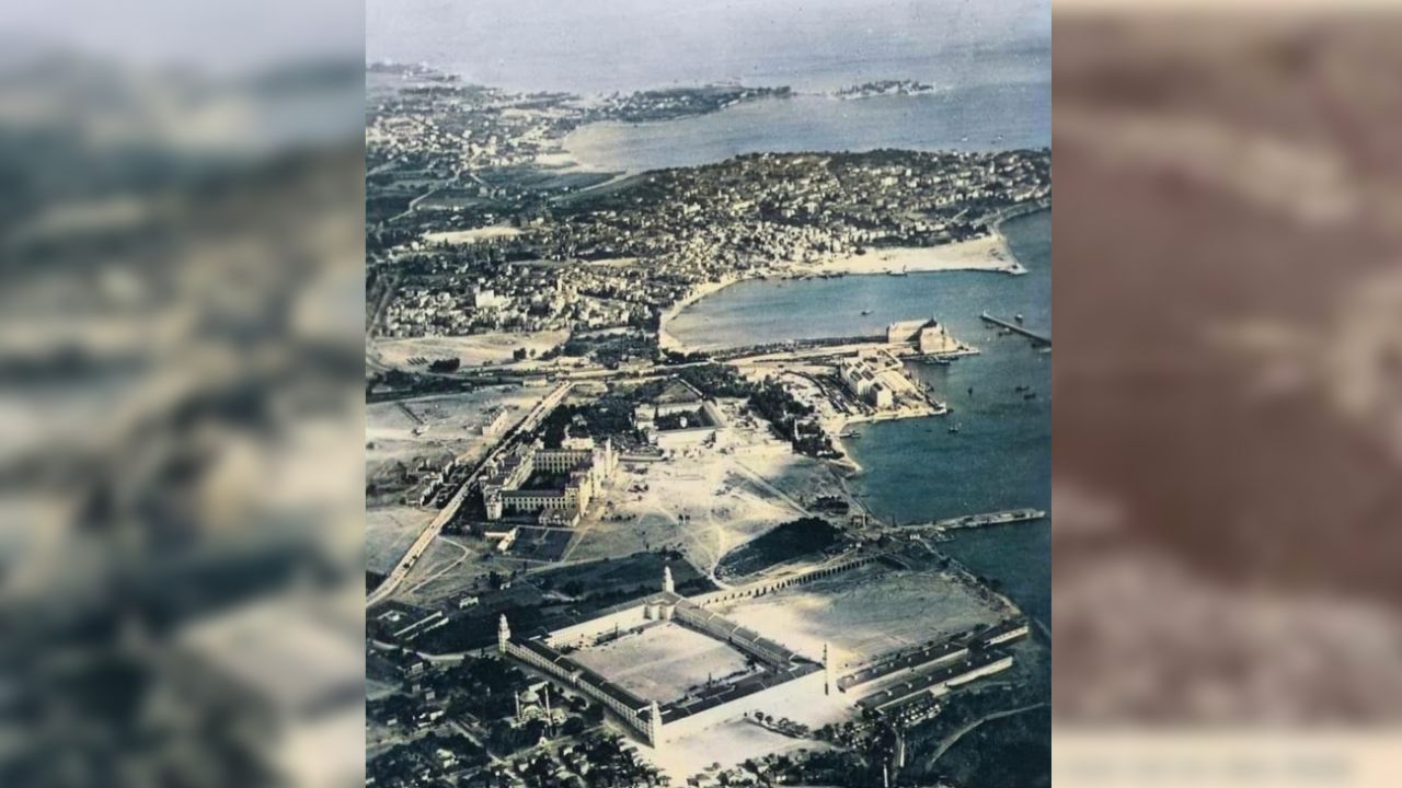 Bir Alman zeplininden 1918'de çekilen kuş bakışı İstanbul fotoğrafları 2