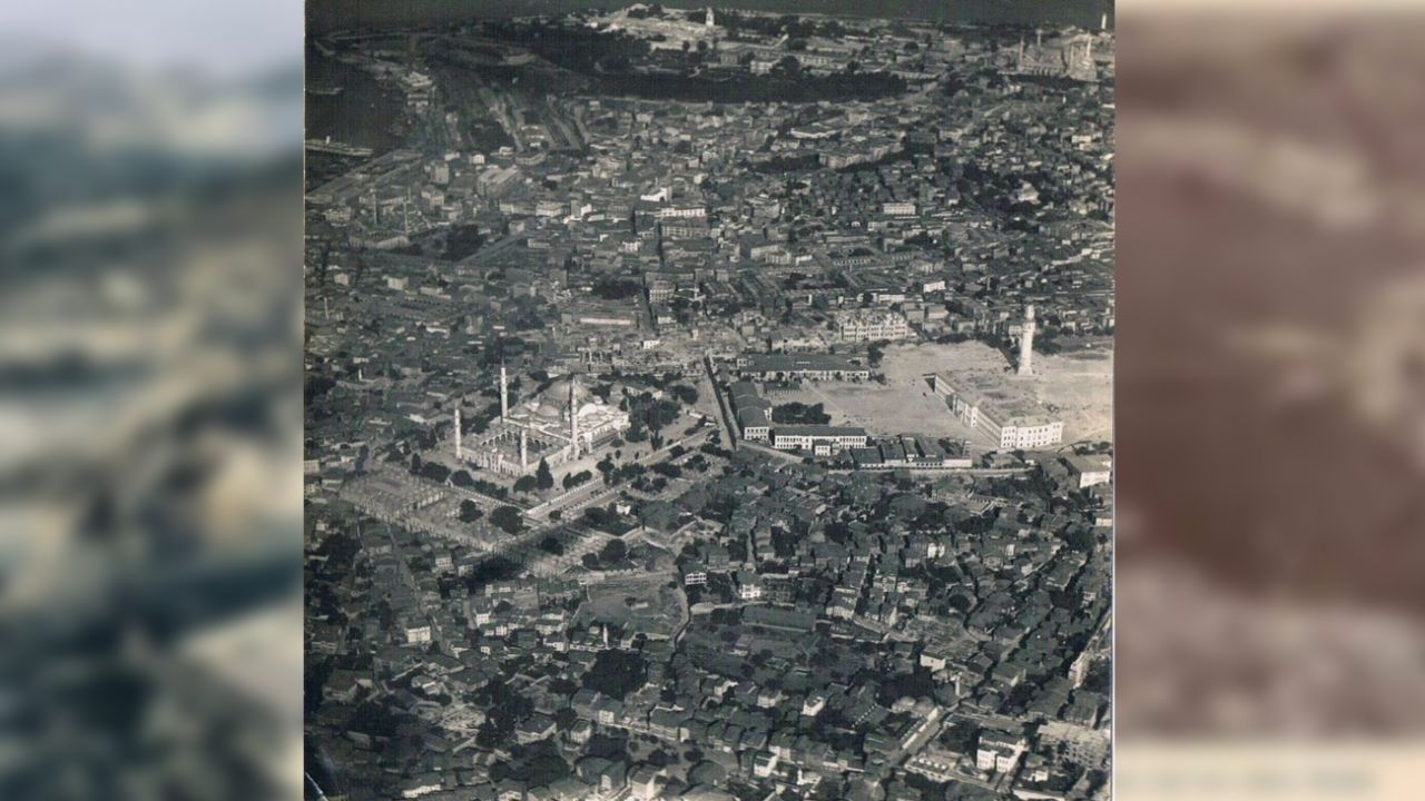 Bir Alman zeplininden 1918'de çekilen kuş bakışı İstanbul fotoğrafları 4