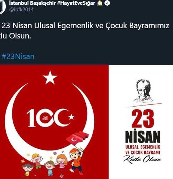Futbol camiasından 23 Nisan mesajları 11