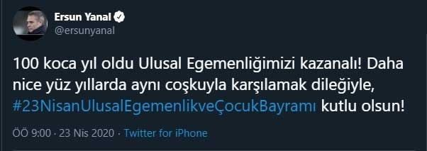 Futbol camiasından 23 Nisan mesajları 13