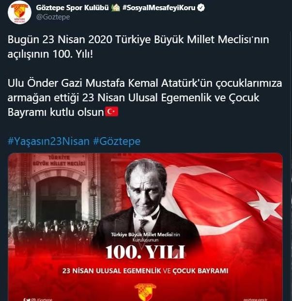 Futbol camiasından 23 Nisan mesajları 14