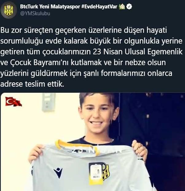 Futbol camiasından 23 Nisan mesajları 15
