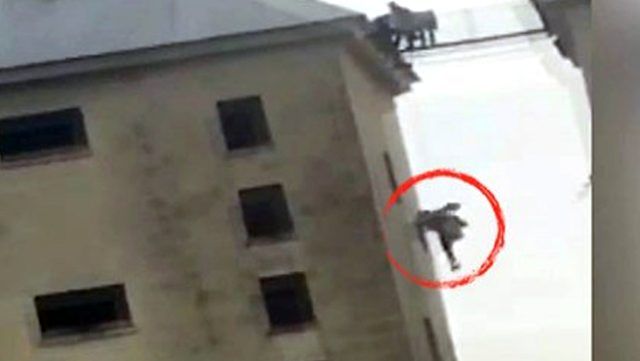 Hapishanede korona isyanı! Mahkum, çatıdan böyle düştü 4