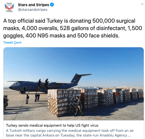 ABD medyasında gündem Türkiye'nin yardımı 4