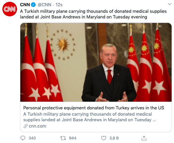 ABD medyasında gündem Türkiye'nin yardımı 1
