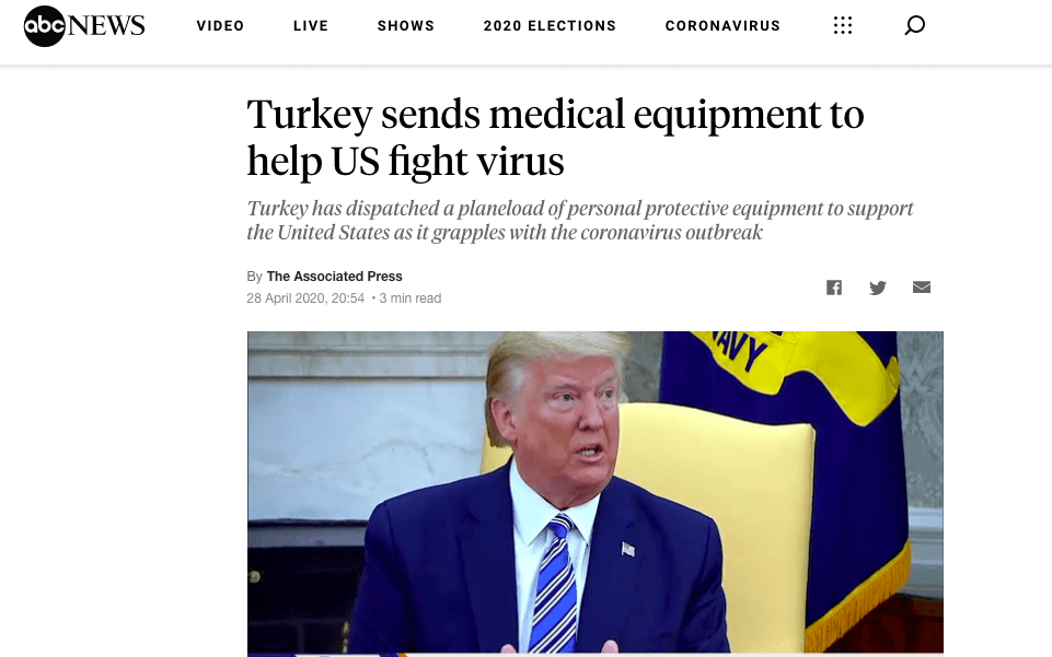 ABD medyasında gündem Türkiye'nin yardımı 6