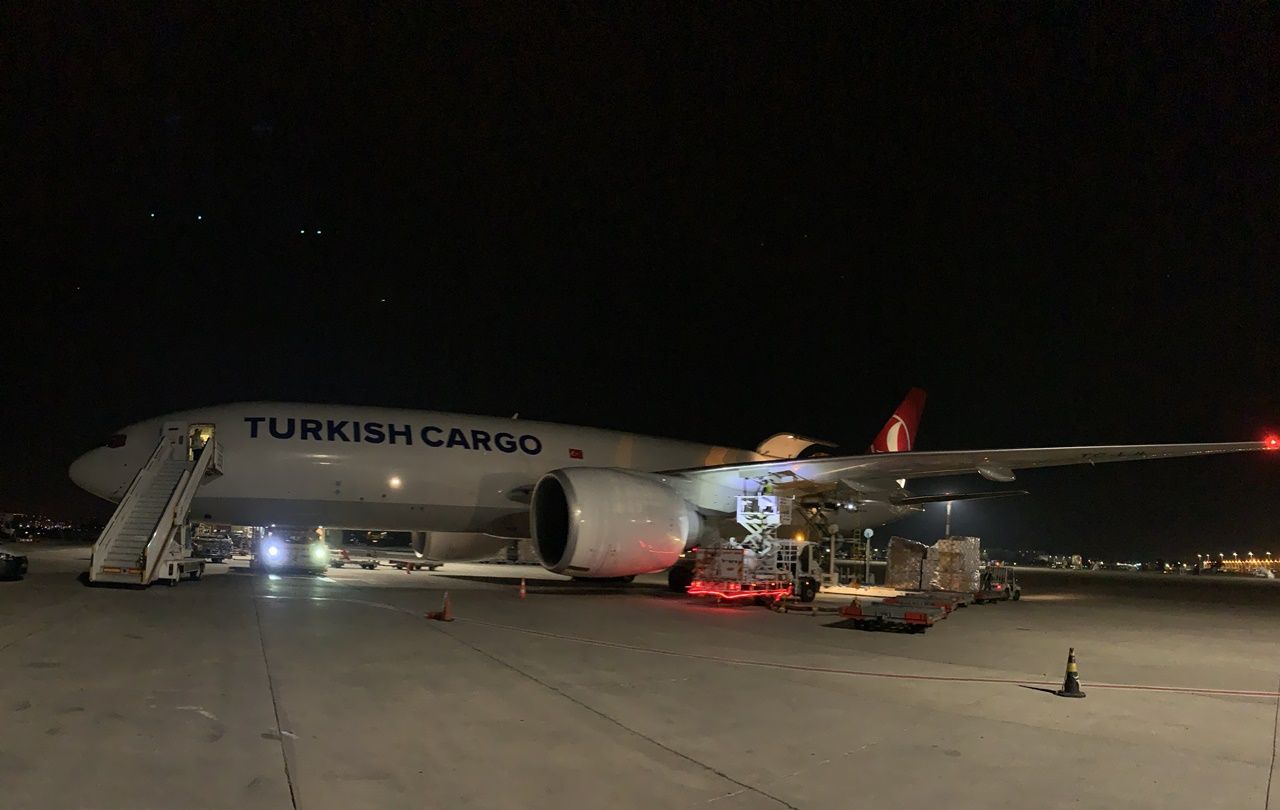Filistin'e gönderilen yardım Tel Aviv'e ulaştı... 4