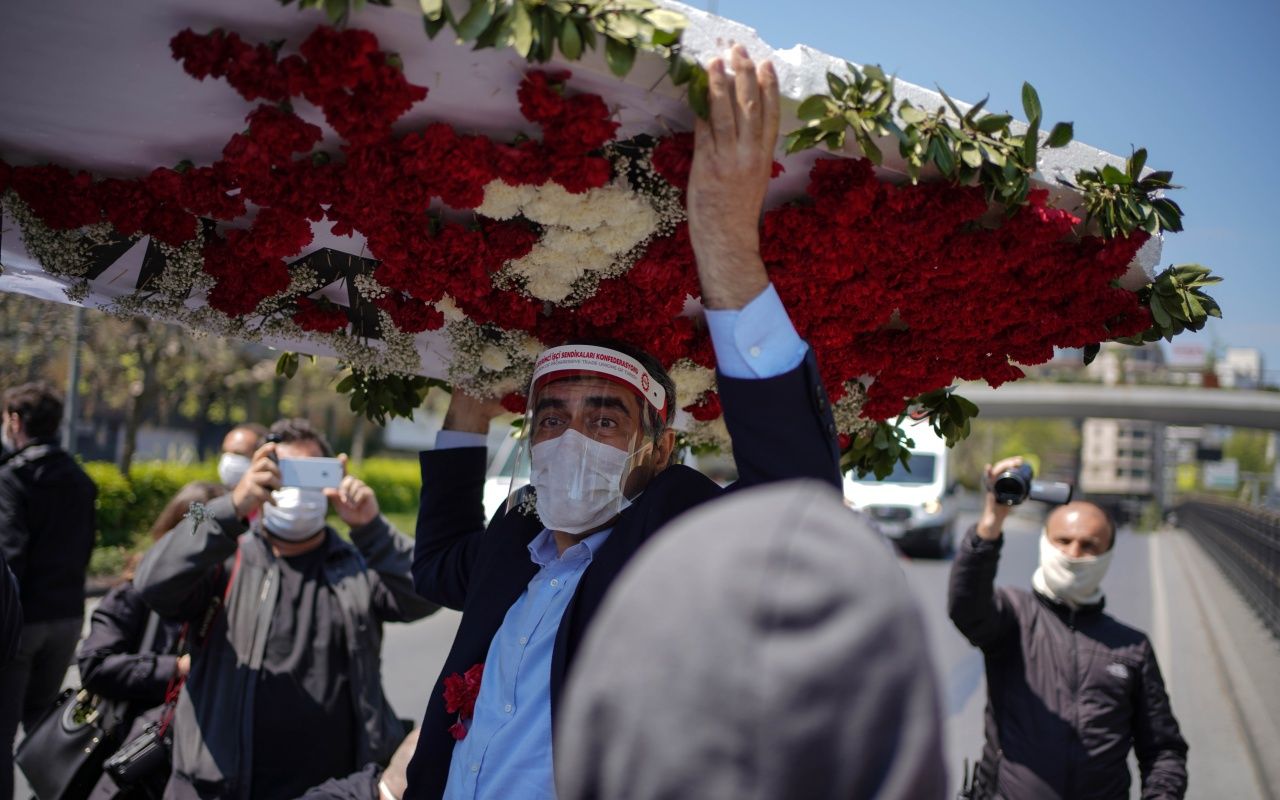 HDP, CHP ve TİP'ten ortak yürüyüş! Sosyal mesafeden eser yok 8