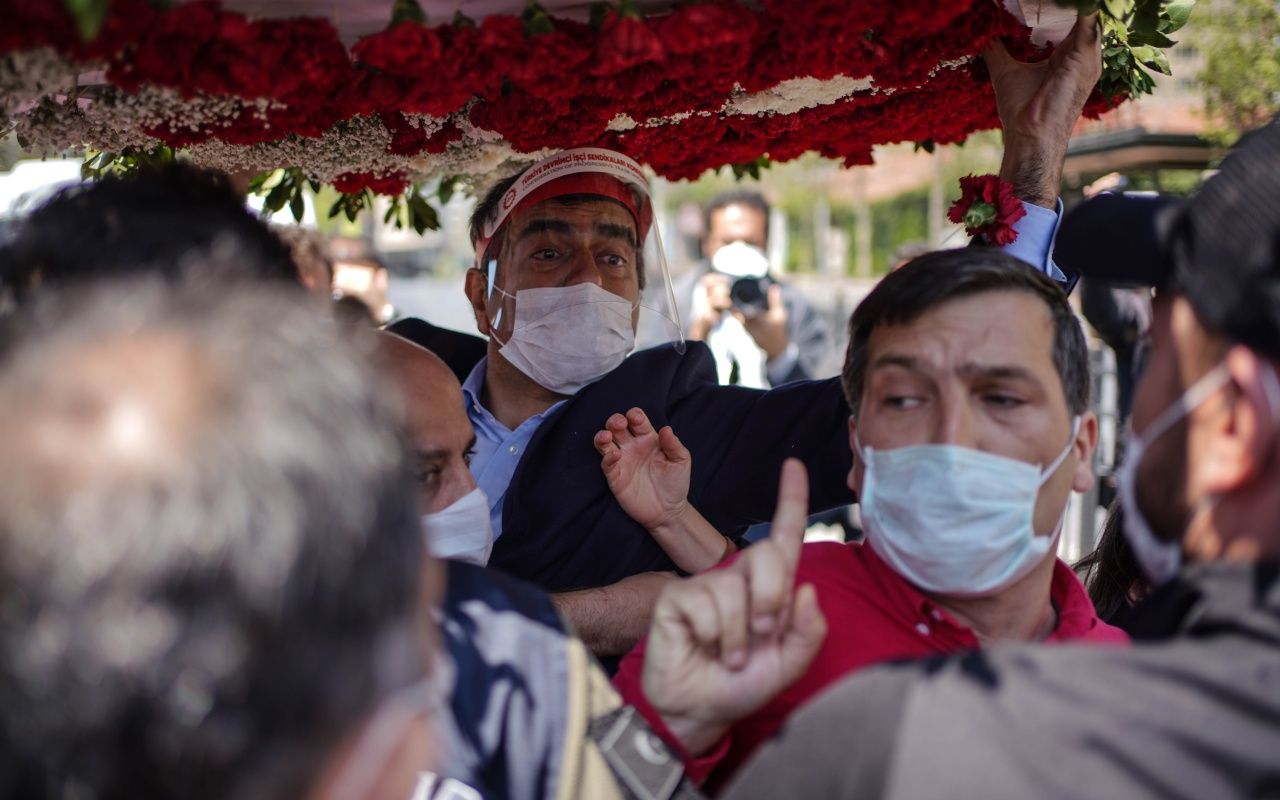HDP, CHP ve TİP'ten ortak yürüyüş! Sosyal mesafeden eser yok 3