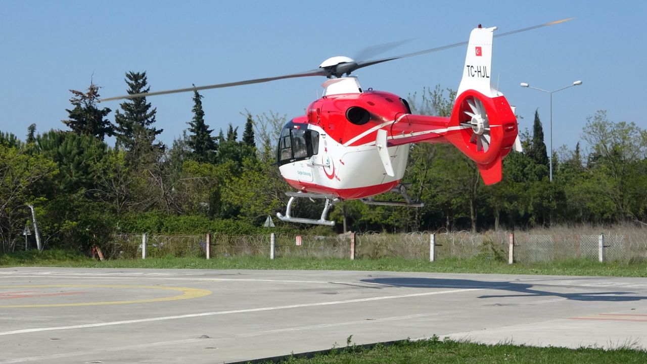 Son dakika... Samsun'da 'Pes' dedirten olay! Ambulans helikopterin inmesine izin vermediler 3