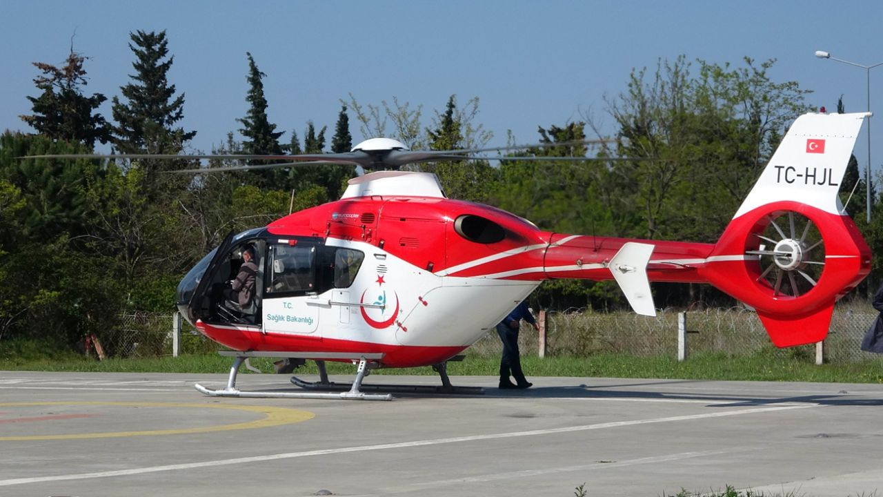 Son dakika... Samsun'da 'Pes' dedirten olay! Ambulans helikopterin inmesine izin vermediler 4