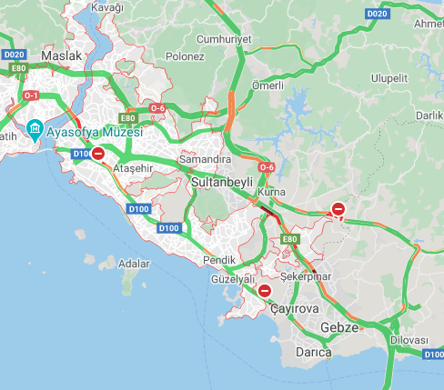 İstanbul trafiği eski günlerini aratmıyor! 10