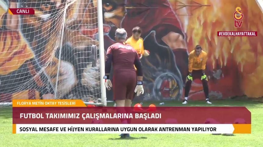 Galatasaray antrenmanlara başladı! 1