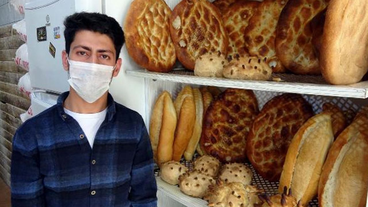 Koronavirüsü şeklinde ekmek üretti 1