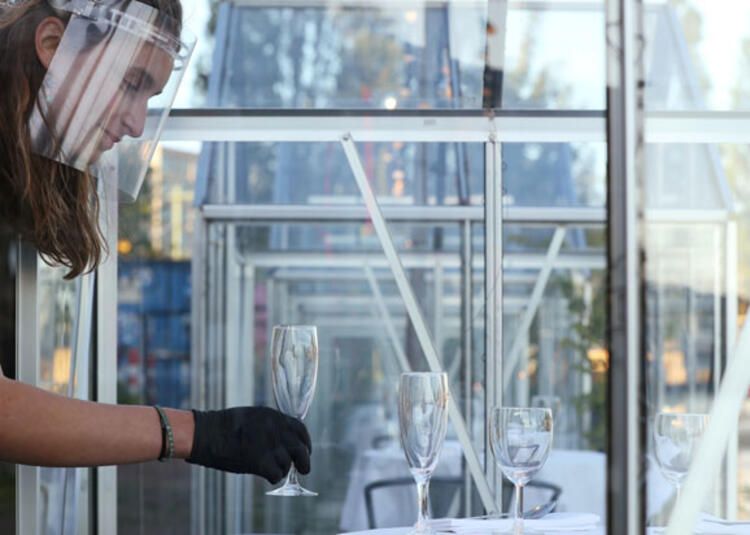Amsterdam'da kabin restoran açıldı 7