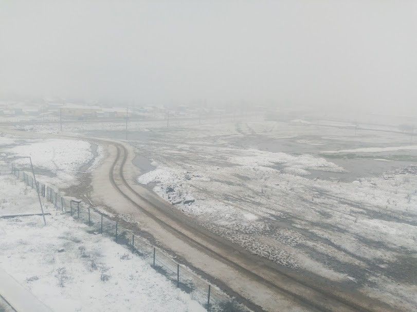 Ardahan'da mayıs ayında kar sürprizi 5