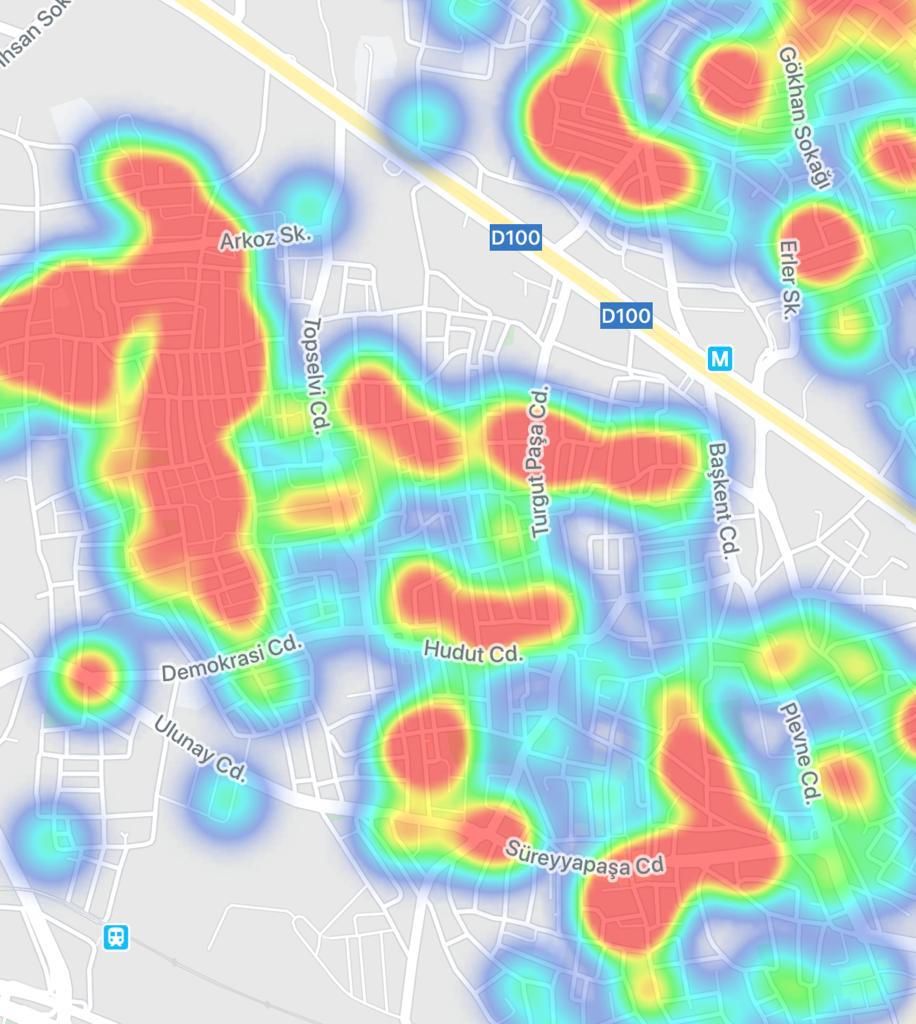 İstanbul'un korona haritasının 14 günlük değişimi! İşte ilçe ilçe son durum 17