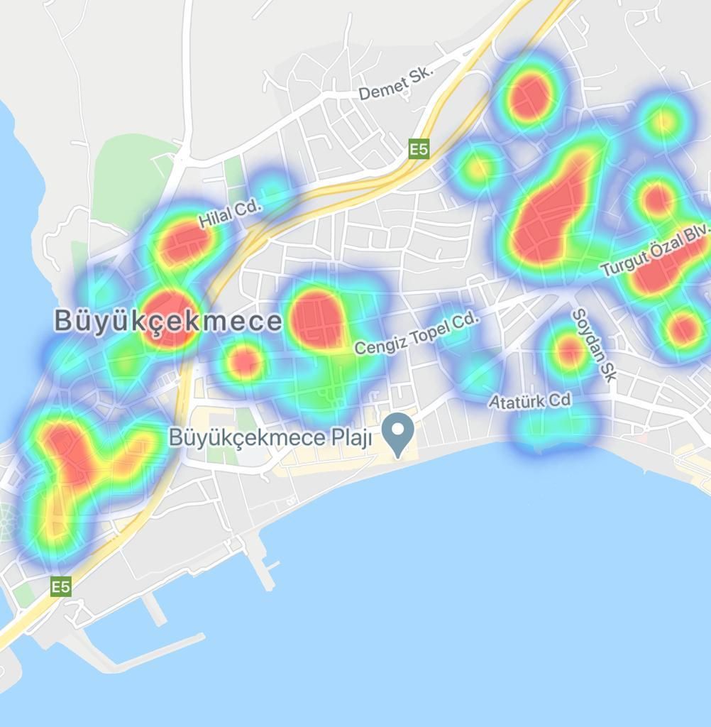 İstanbul'un korona haritasının 14 günlük değişimi! İşte ilçe ilçe son durum 9