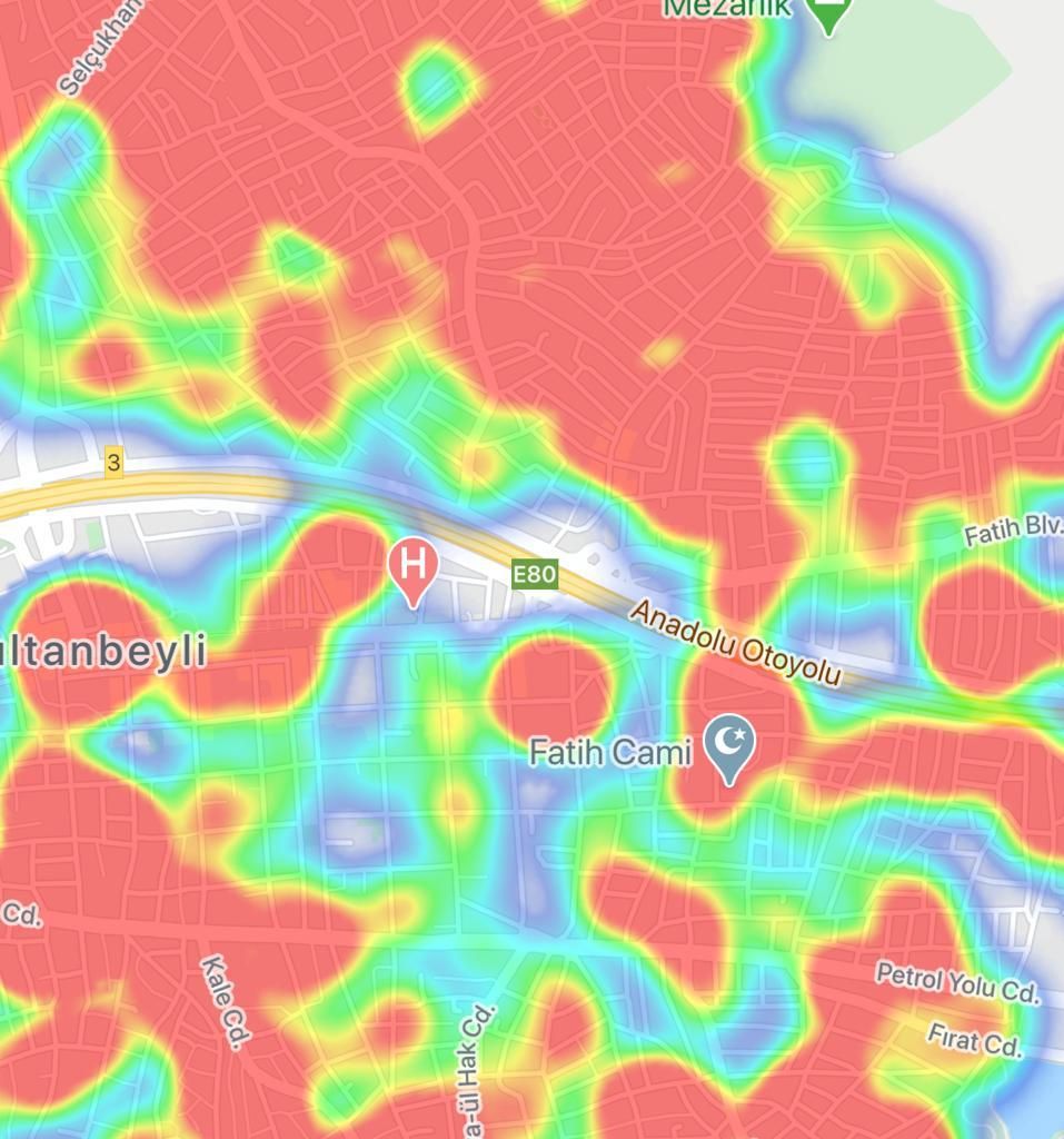 İstanbul'un korona haritasının 14 günlük değişimi! İşte ilçe ilçe son durum 22