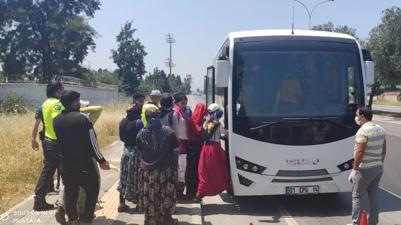 Son dakika... Adana'da polisi şaşkına çeviren olay! 14 kişilik araçtan 35 kişi çıktı 6