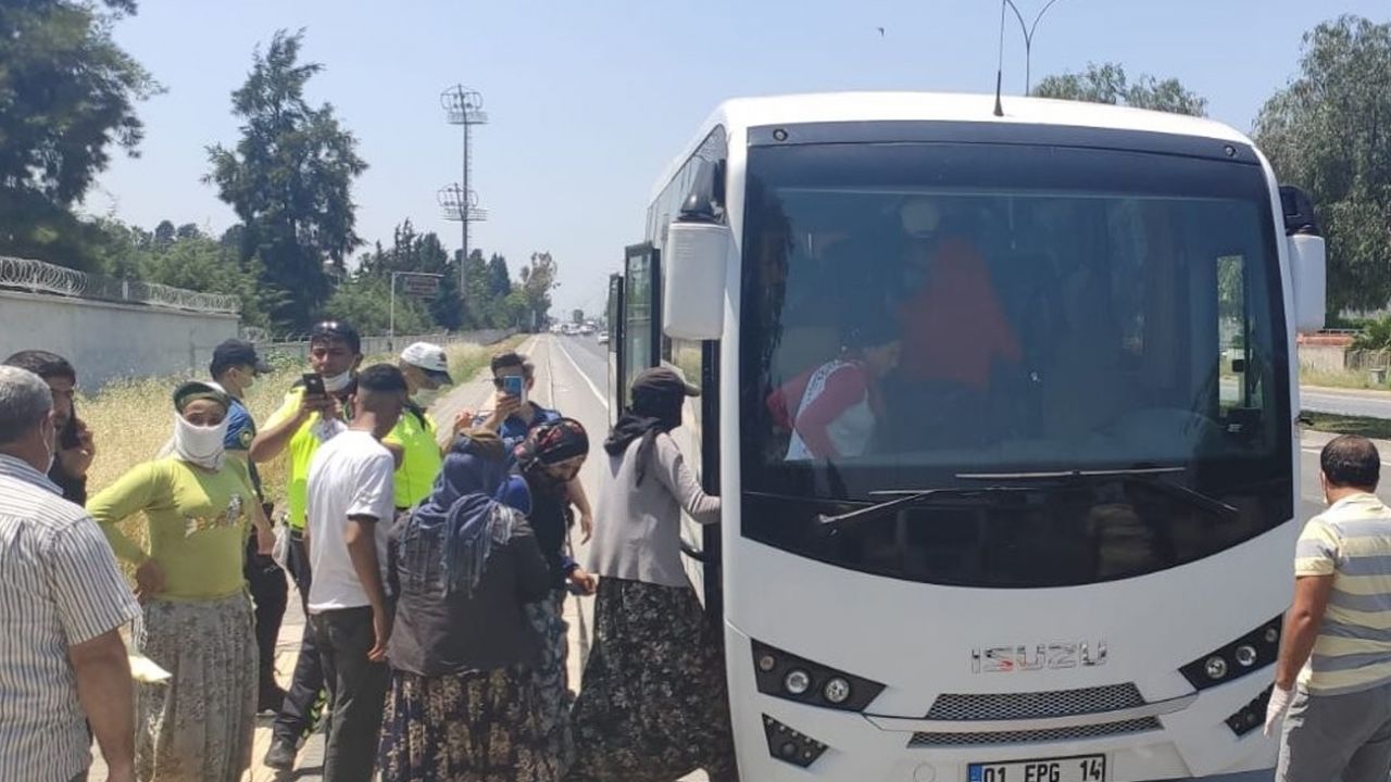 Son dakika... Adana'da polisi şaşkına çeviren olay! 14 kişilik araçtan 35 kişi çıktı 8