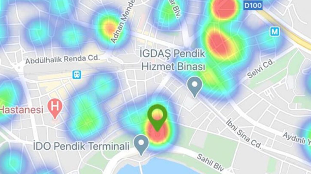 Son dakika... İstanbul’un koronavirüs yoğunluk haritası güncellendi; İşte en riskli bölgeler... 11
