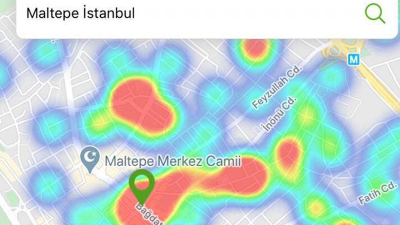 Son dakika... İstanbul’un koronavirüs yoğunluk haritası güncellendi; İşte en riskli bölgeler... 12