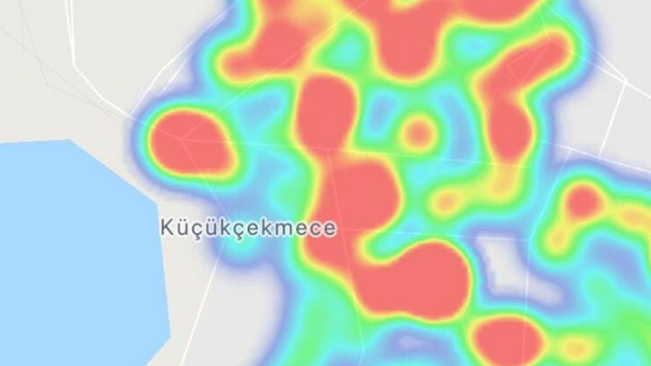 Son dakika... İstanbul’un koronavirüs yoğunluk haritası güncellendi; İşte en riskli bölgeler... 13