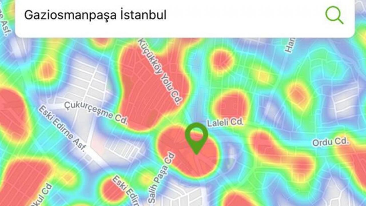 Son dakika... İstanbul’un koronavirüs yoğunluk haritası güncellendi; İşte en riskli bölgeler... 18