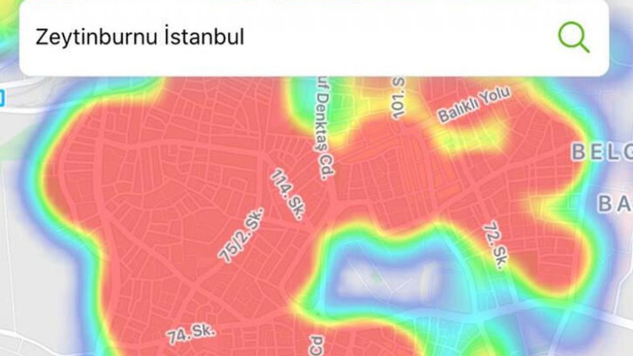 Son dakika... İstanbul’un koronavirüs yoğunluk haritası güncellendi; İşte en riskli bölgeler... 1