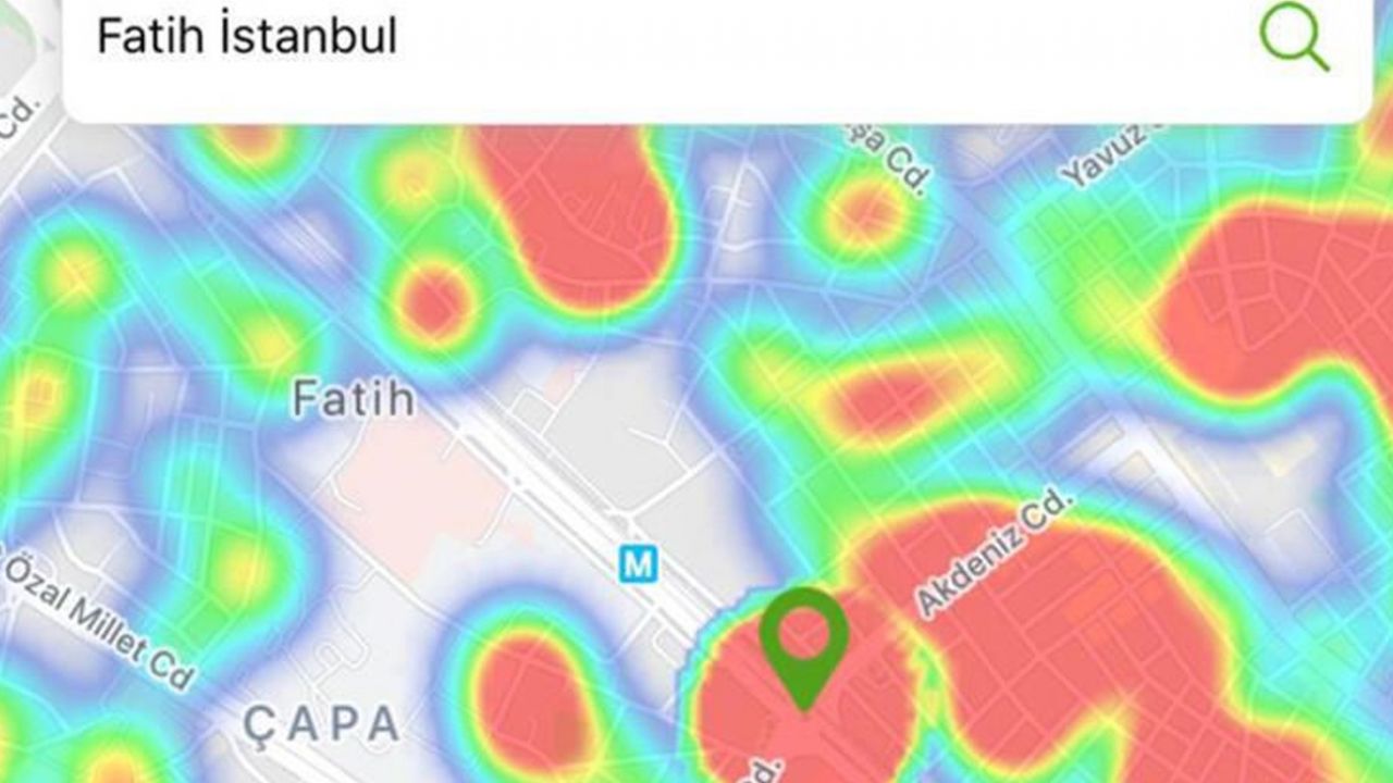 Son dakika... İstanbul’un koronavirüs yoğunluk haritası güncellendi; İşte en riskli bölgeler... 19