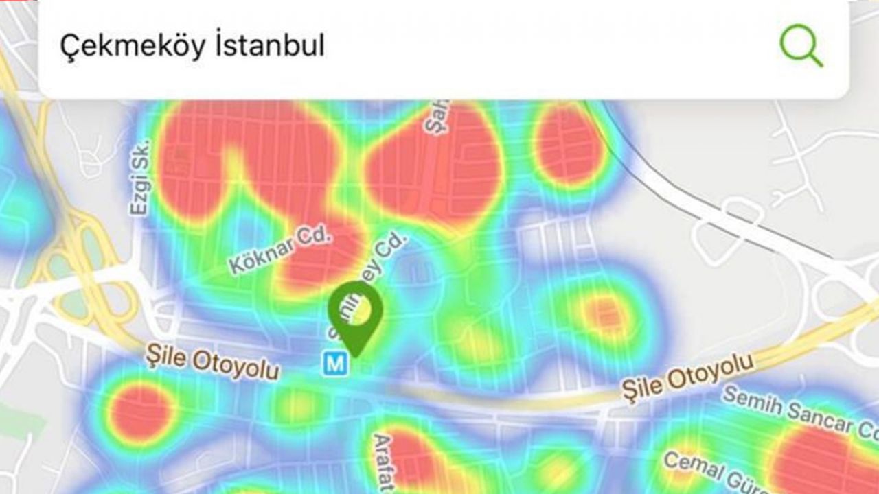 Son dakika... İstanbul’un koronavirüs yoğunluk haritası güncellendi; İşte en riskli bölgeler... 22