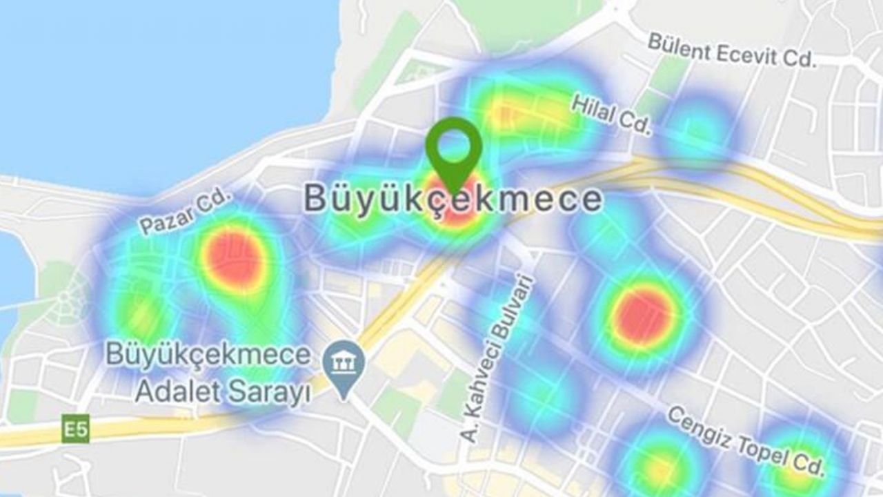 Son dakika... İstanbul’un koronavirüs yoğunluk haritası güncellendi; İşte en riskli bölgeler... 23