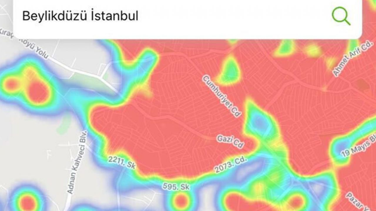 Son dakika... İstanbul’un koronavirüs yoğunluk haritası güncellendi; İşte en riskli bölgeler... 25