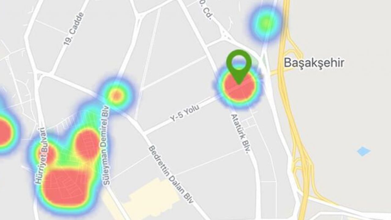 Son dakika... İstanbul’un koronavirüs yoğunluk haritası güncellendi; İşte en riskli bölgeler... 29